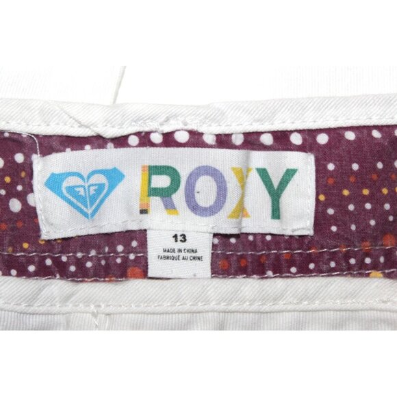 ROXY Retro Y2K Low Rise Flare Pants, Cotton Canvas Bell Bottoms in Crisp White - Picture 5 of 9